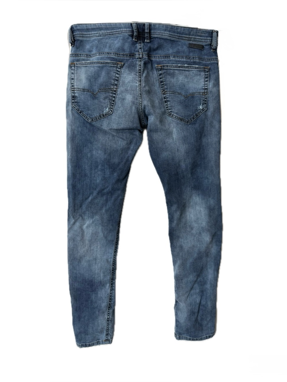 Diesel Thommer CB-Ne Distressed Skinny Jeans Men’s M Wash Drawstring 34/32 Y2K - Picture 2 of 6